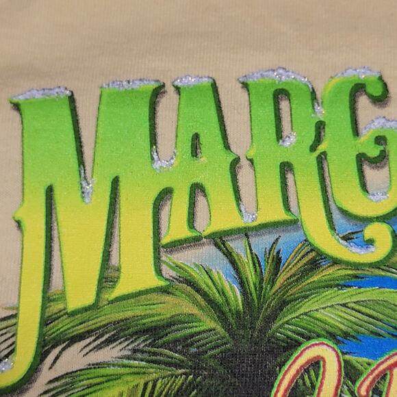Margaritaville Yellow Unisex Tee "I Passed Out In My Hammock Key West" - Medium - Picture 3 of 7